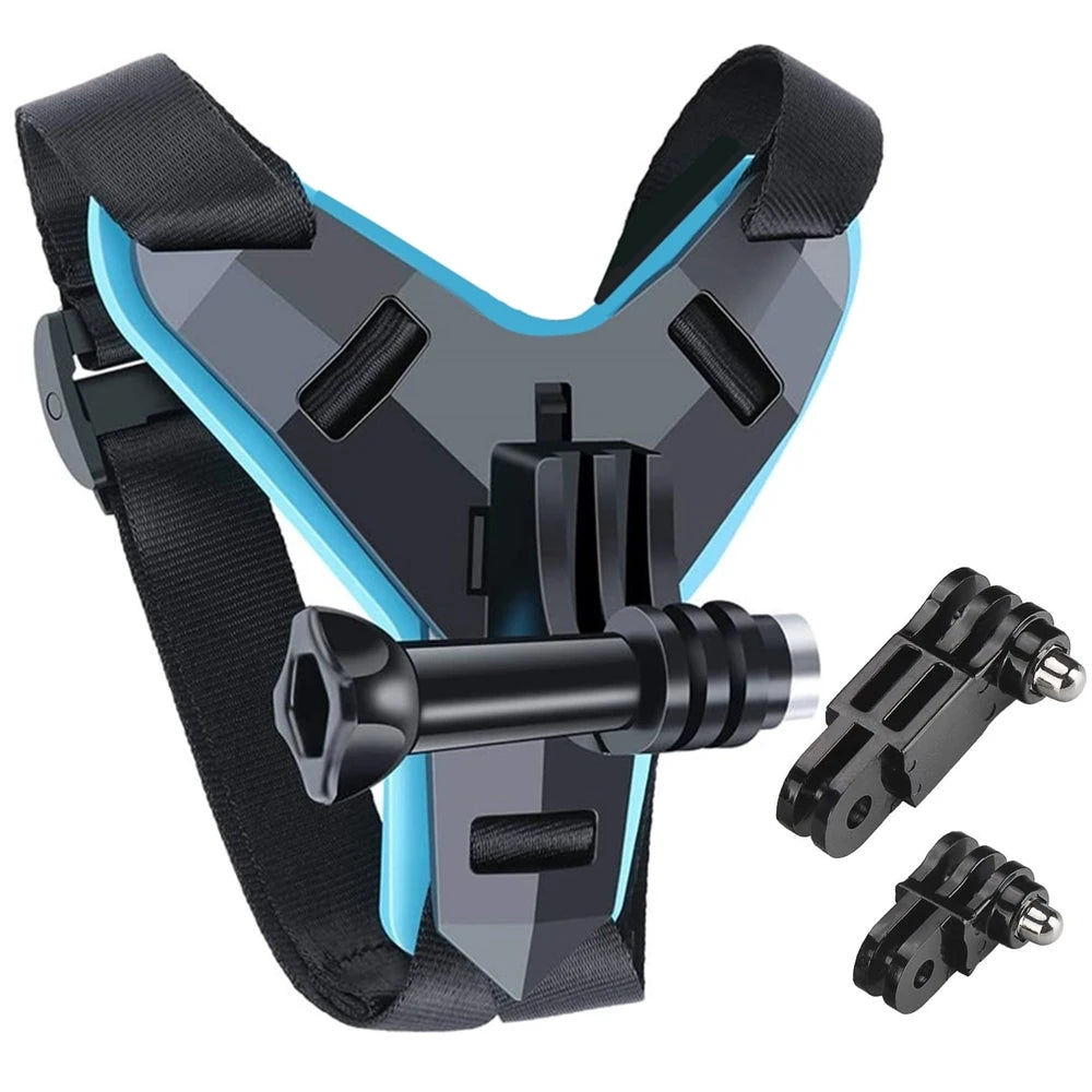 Helmet Strap Mount For Gopro Hero 11 10 9 8 7 6 5 4 3 Motorcycle Yi Action Sports Camera Mount Full Face Holder Accessories - Image 2