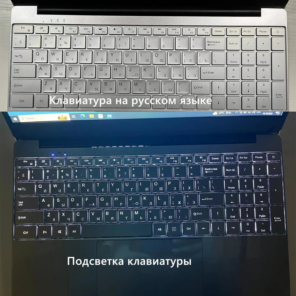 Windows 10 11 Ram 16GB Rom 256GB 512GB 1TB 2TB SSD Ultrabook Computer 2.4G/5.0G Wifi Bluetooth Intel N5095 Gaming Laptop - Image 3